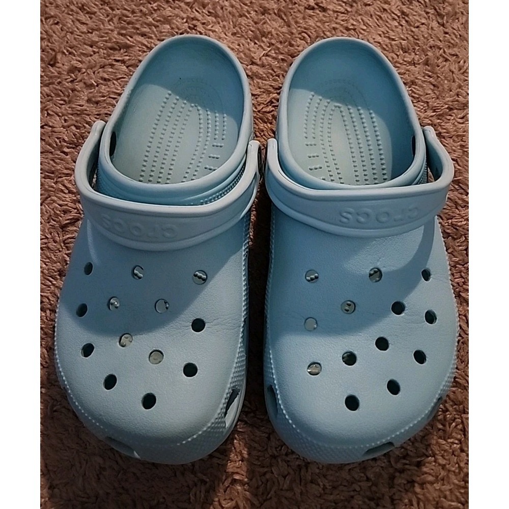 Unisex Adult Crocs Classic Clogs Sandals Women's 10 Men's 8‎ - Aqua